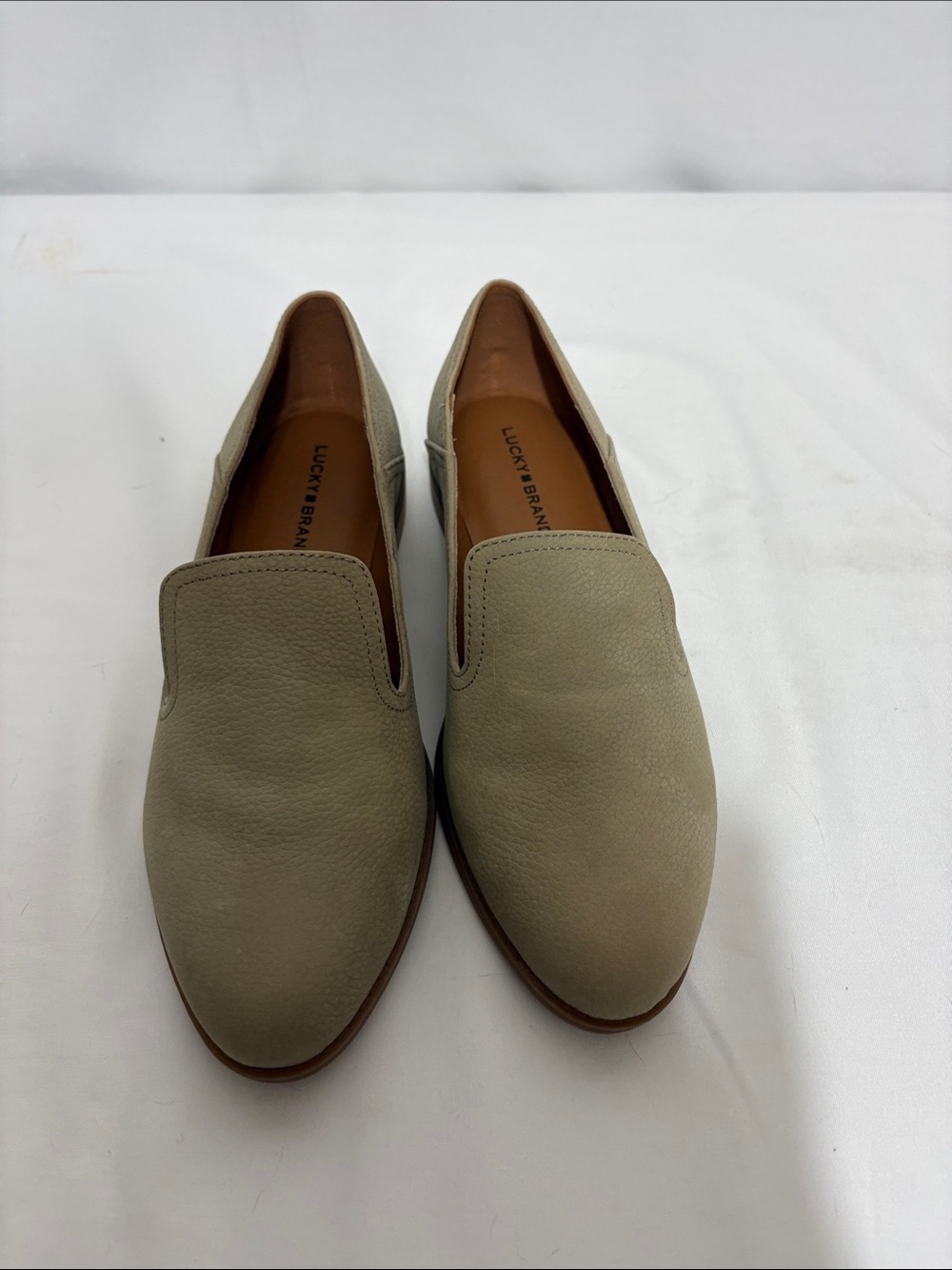 Lucky Brand Women's Slip-On Loafers in Light Taupe